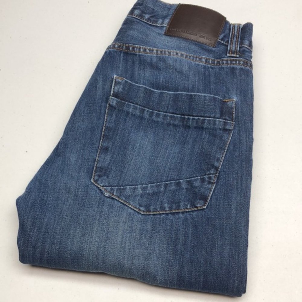 VINTAGE MENS BLUENOTES SLIM STRAIGHT JEANS 31x32 100% COTTON 😎